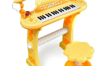 Aksonz 37 keys Musical Piano with Chair and Microp