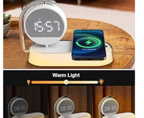 3 in 1 Siosi Night Light Alarm Clock for sale