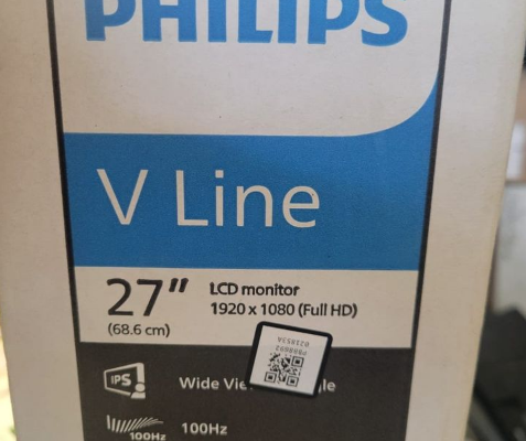 Philips 27 Inch IPS Panel FullHD 100Hz Monitor For