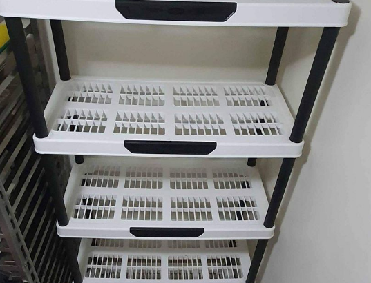 Heavy duty Plastic storage shelving unit for sale