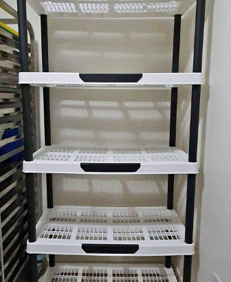Heavy duty Plastic storage shelving unit for sale