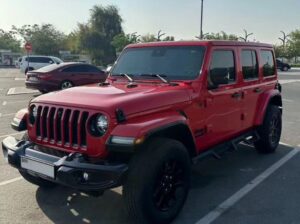 Jeep wrangler Sahara unlimited + 2021 Gcc