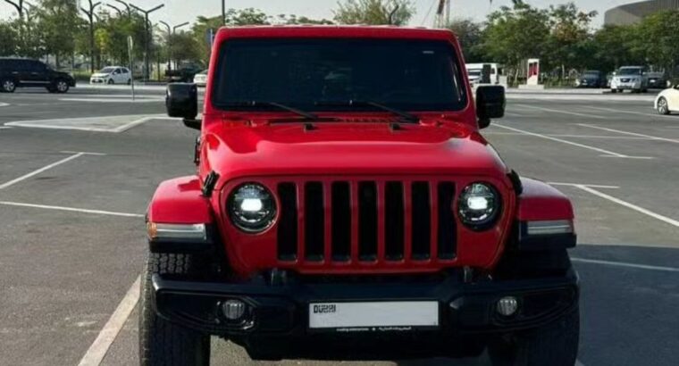 Jeep wrangler Sahara unlimited + 2021 Gcc