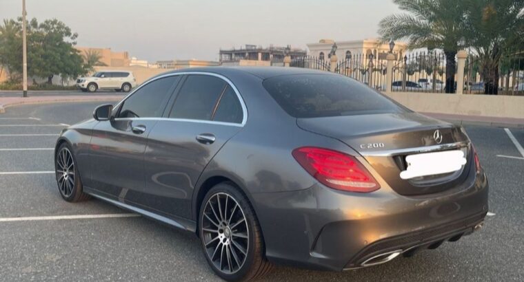 Mercedes C200 full option 2017 Gcc for sale