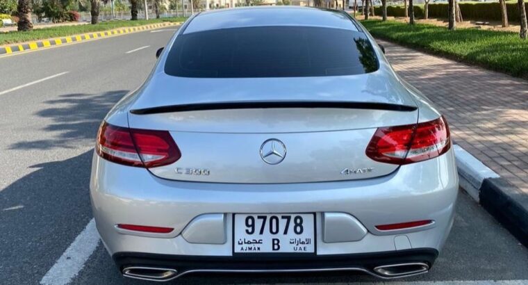 Mercedes C300 coupe 2017 USA imported in good cond