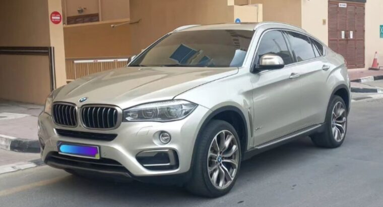 BMW X6 full option 2016 Gcc for sale