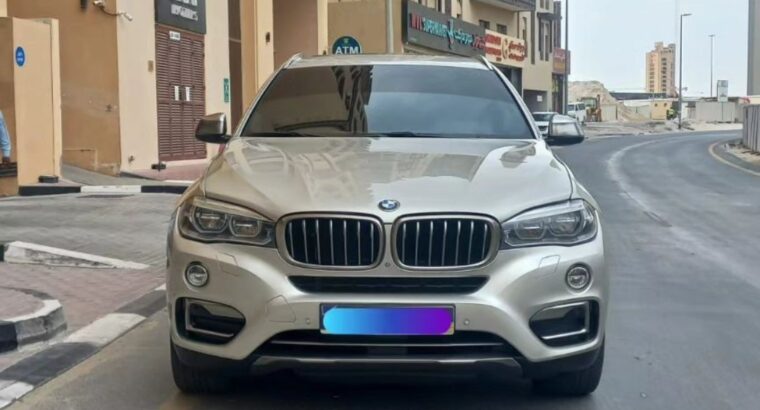 BMW X6 full option 2016 Gcc for sale