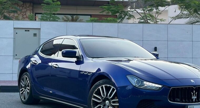 Masarati Ghibli S 2016 Gcc In good condition