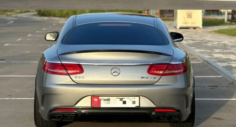 Mercedes S63 coupe 2015 full option for sale
