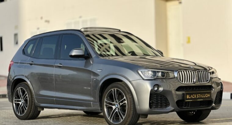 BMW x3 full option 28i x drive 2016 Gcc for sale