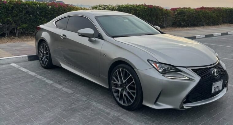Lexus Rc F 200T full option 2016 for sale