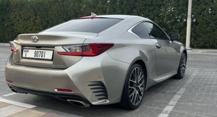 Lexus Rc F 200T full option 2016 for sale
