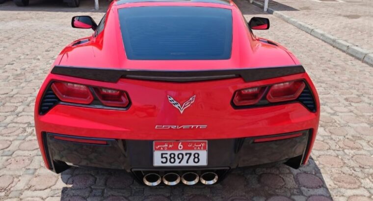 Chevrolet corvette z51 full option 2017 Gcc