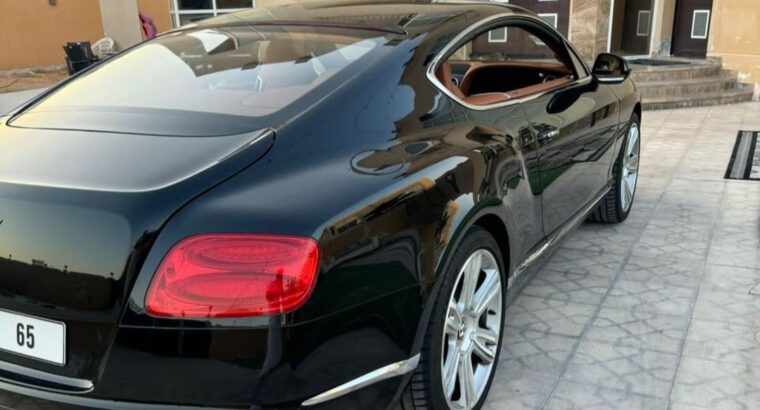 Bentley GT coupe 2013 Gcc full option for sale