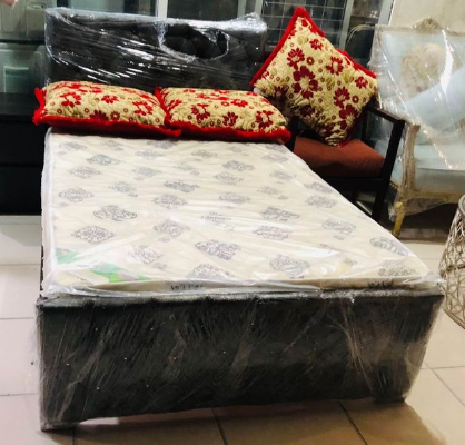 Twin size fabric bed for sale