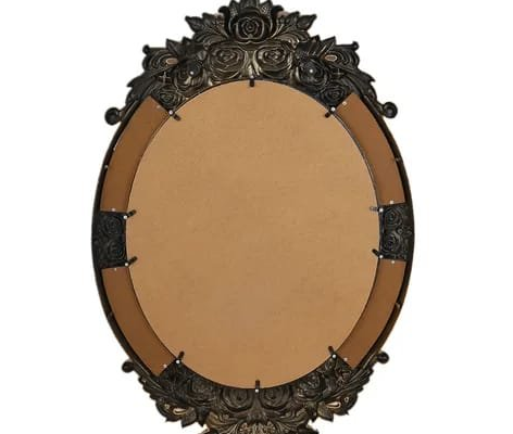 Creative Luxury Carved Flowers Wall Hanging Mirror