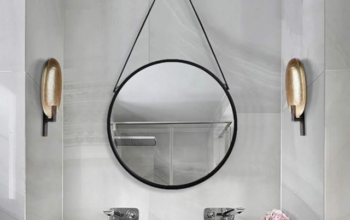 Metal Framed Door Hang Mirror For Sale