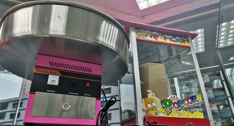 candy floss and popcorn machine for sale
