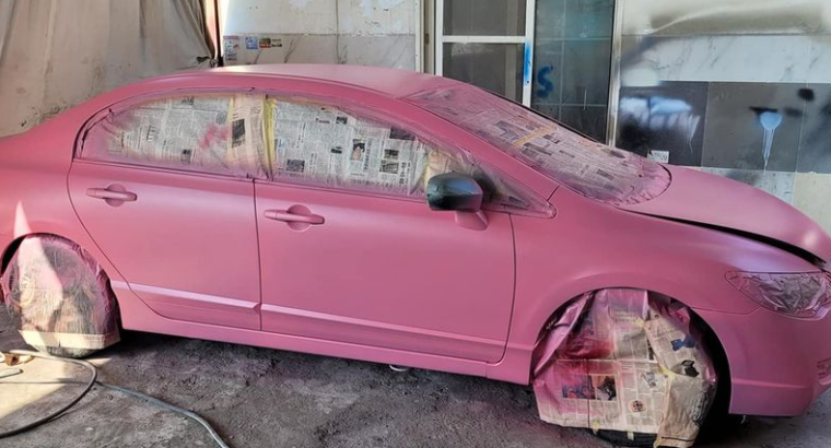 Auto car DaiAuto car Daintnting and painting giraj