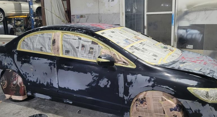 Auto car DaiAuto car Daintnting and painting giraj