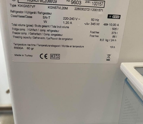 Bosch-505L Refrigerator For Sale