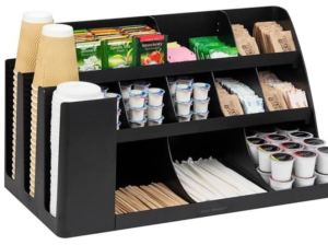 Coffee and tea Organizer with cup holder for sale