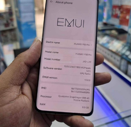 HUAWEI P50 PRO 8/256GB DUAL SIM for sale