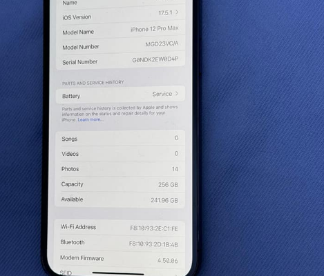 IPhone 12Pro Max 256GB For Sale