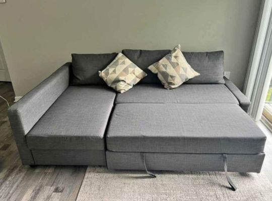 Ikea L Shape Sofa Bed With Storage For Sale