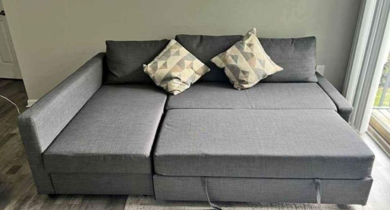 Ikea L Shape Sofa Bed With Storage For Sale