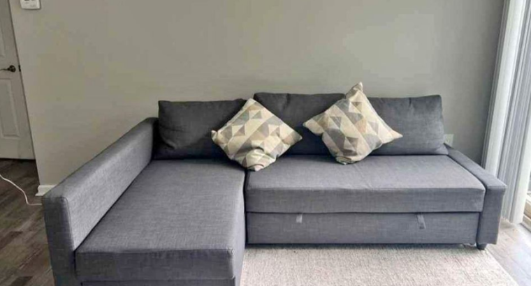 Ikea L Shape Sofa Bed With Storage For Sale