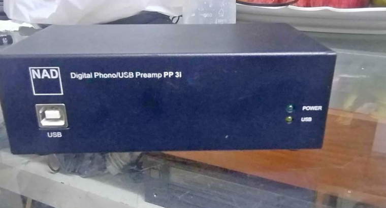 NAD PP 3i Phono preamplifier with USB output for s