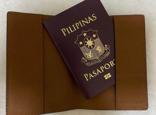 Passport Holder Saffiano Leather For Sale