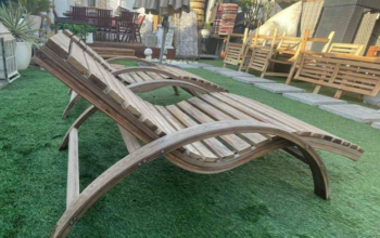 Relaxing wooden chaiseloungers for sale