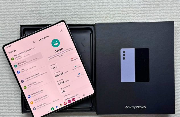 Samsung Galaxy Z Fold5 Blue 256Gb For Sale