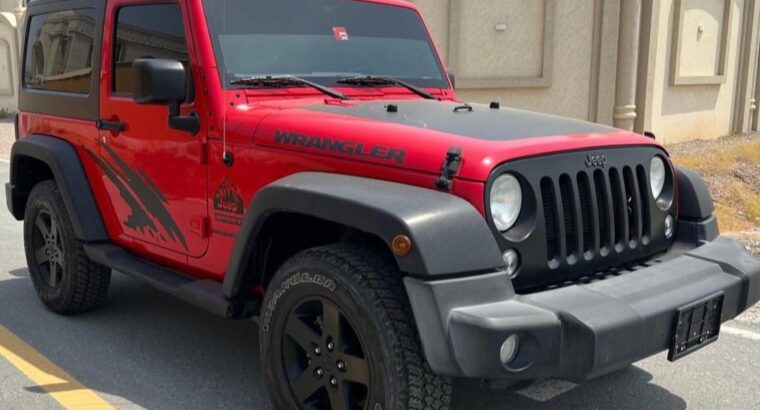 Jeep wrangler coupe 2017 in good condition for sa