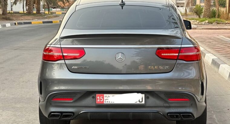 Mercedes GLE63s full option 2017 Gcc for sale