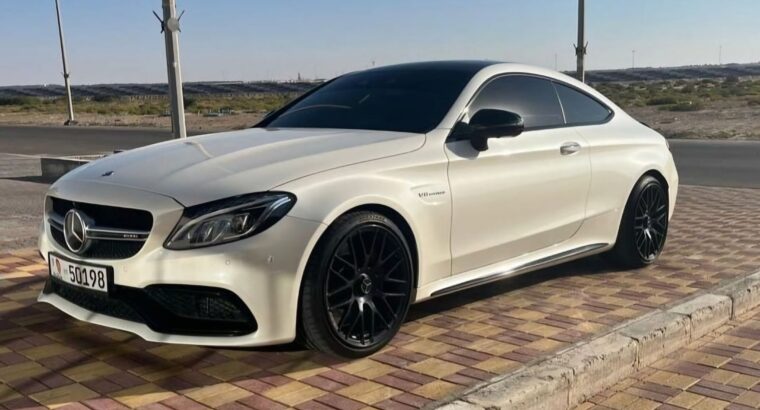 Mercedes C63s coupe 2017 Gcc full option for sale
