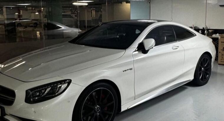 Mercedes S63 coupe full option 2017 Gcc for sale