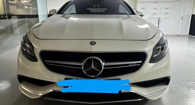 Mercedes S63 coupe full option 2017 Gcc for sale