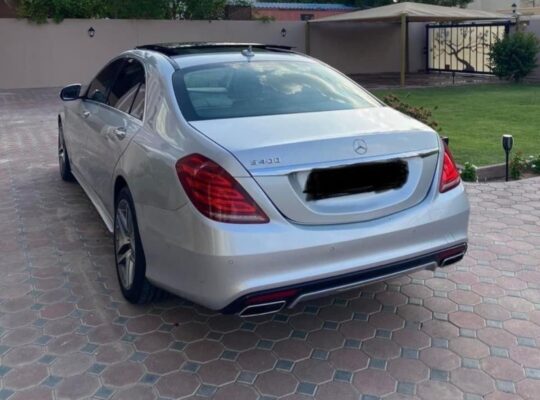 Mercedes S400 full option 2015 Gcc for sale