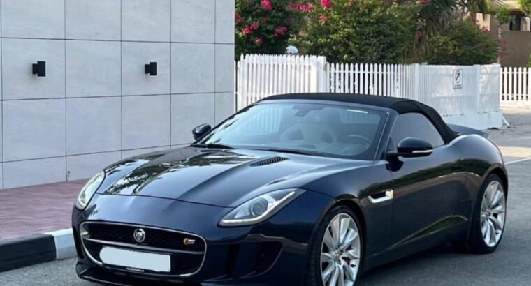 Jaguar F type S 3.0L 2014 convertible Gcc