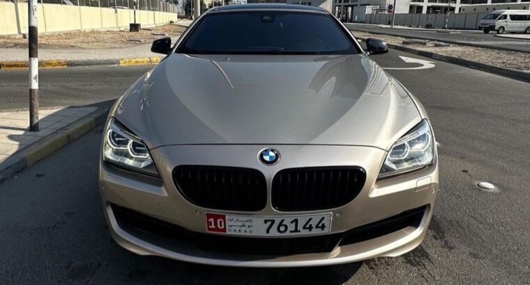 BMW 640I full option Gcc 2013 for sale