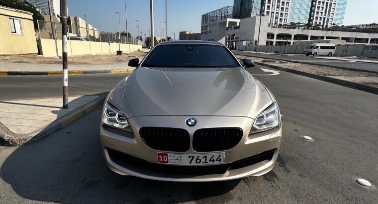 BMW 640I full option Gcc 2013 for sale