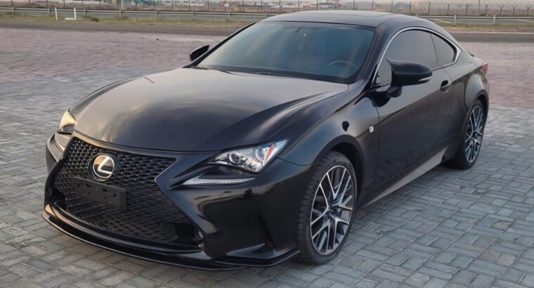 Lexus RC300 coupe 2016 in good condition
