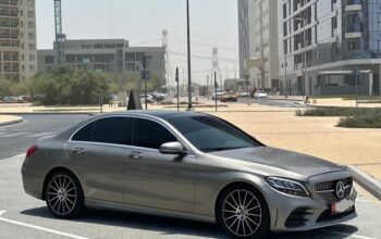 Mercedes C200 full option 2020 Gcc in perfect con