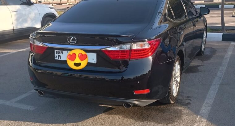 Lexus Es350 full option 2013 usa imported