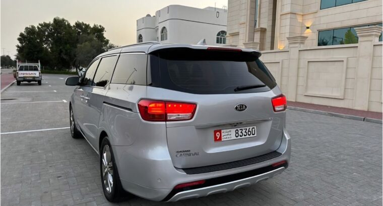Kia Grand Carnival Gcc 2016 for sale