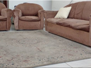 Sofa set + carpet for sale