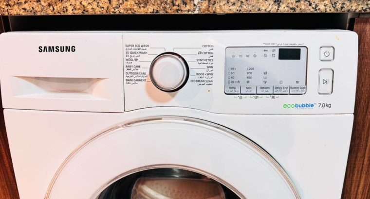 Samsung washing machine, 7 kg for sale